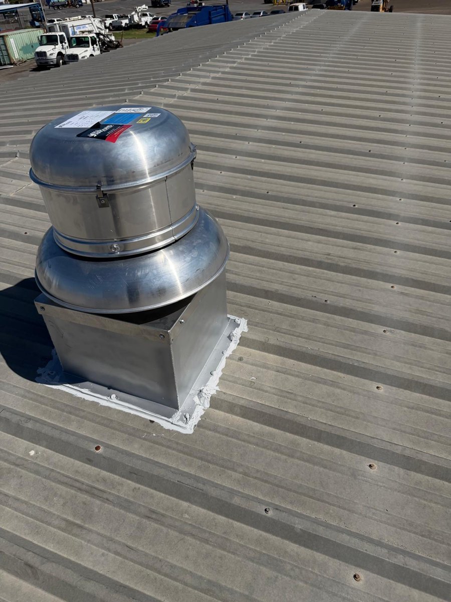 Extractor o ventilación en techo